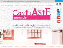Tablet Screenshot of ensemblecontraste.com